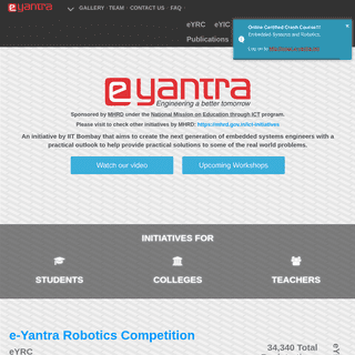 A complete backup of e-yantra.org