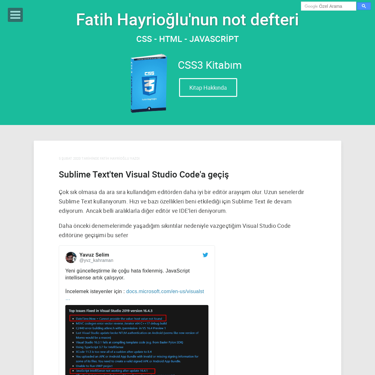 A complete backup of fatihhayrioglu.com