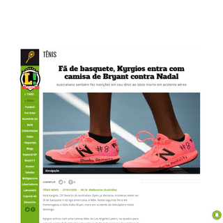 A complete backup of www.lance.com.br/tenis/basquete-kyrgios-entra-com-camisa-bryant-contra-nadal.html