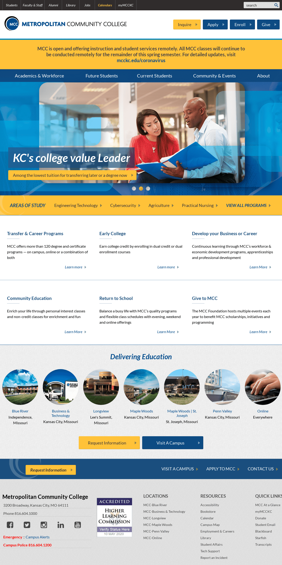 A complete backup of mcckc.edu