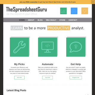 A complete backup of thespreadsheetguru.com