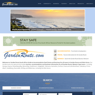 A complete backup of gardenroute.com