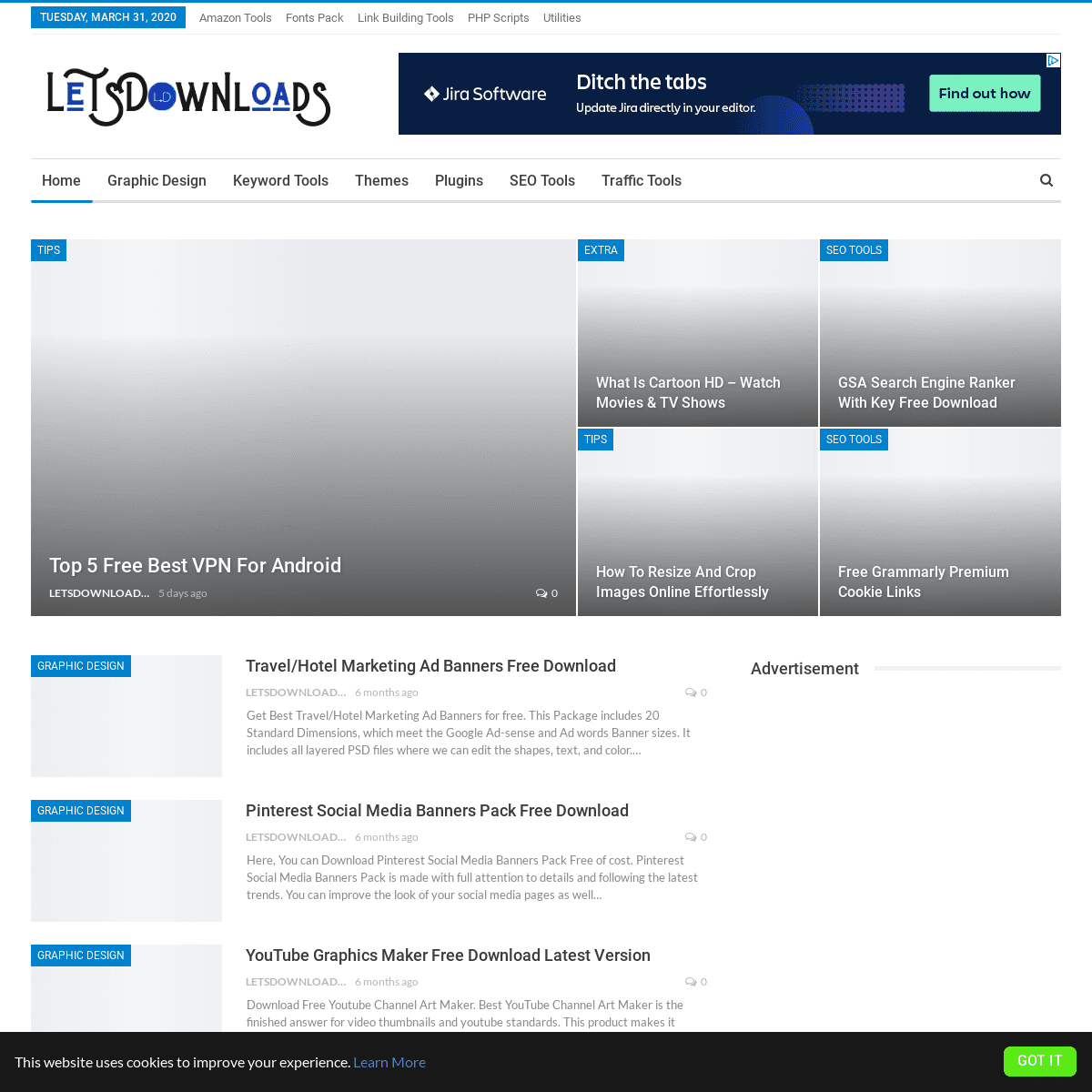 A complete backup of letsdownloads.com