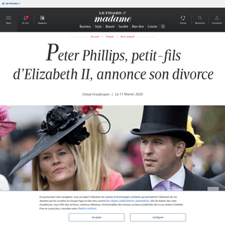 Peter Phillips, petit-fils dâ€™ElizabethÂ II, annonce son divorce - Madame Figaro