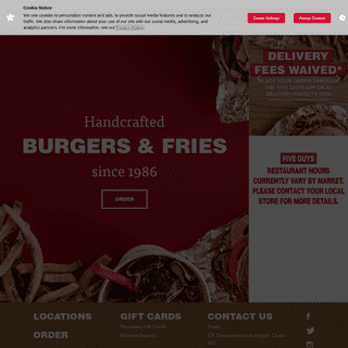 A complete backup of fiveguys.com
