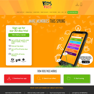 Kids Pass - Family Days Out Deals and Discounts