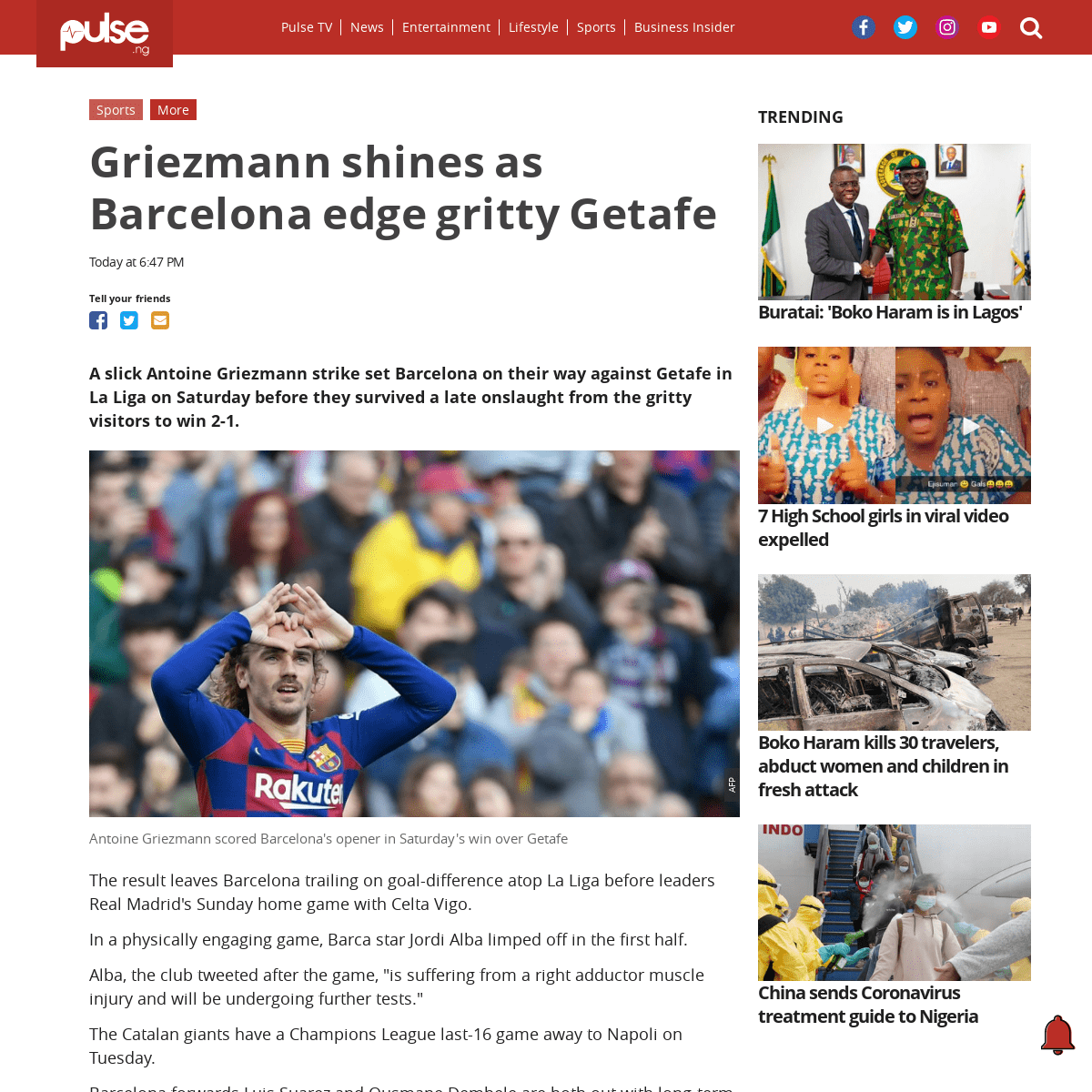 A complete backup of www.pulse.ng/sports/more/griezmann-shines-as-barcelona-edge-gritty-getafe/pxjge7s