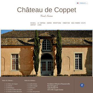 A complete backup of chateaudecoppet.com