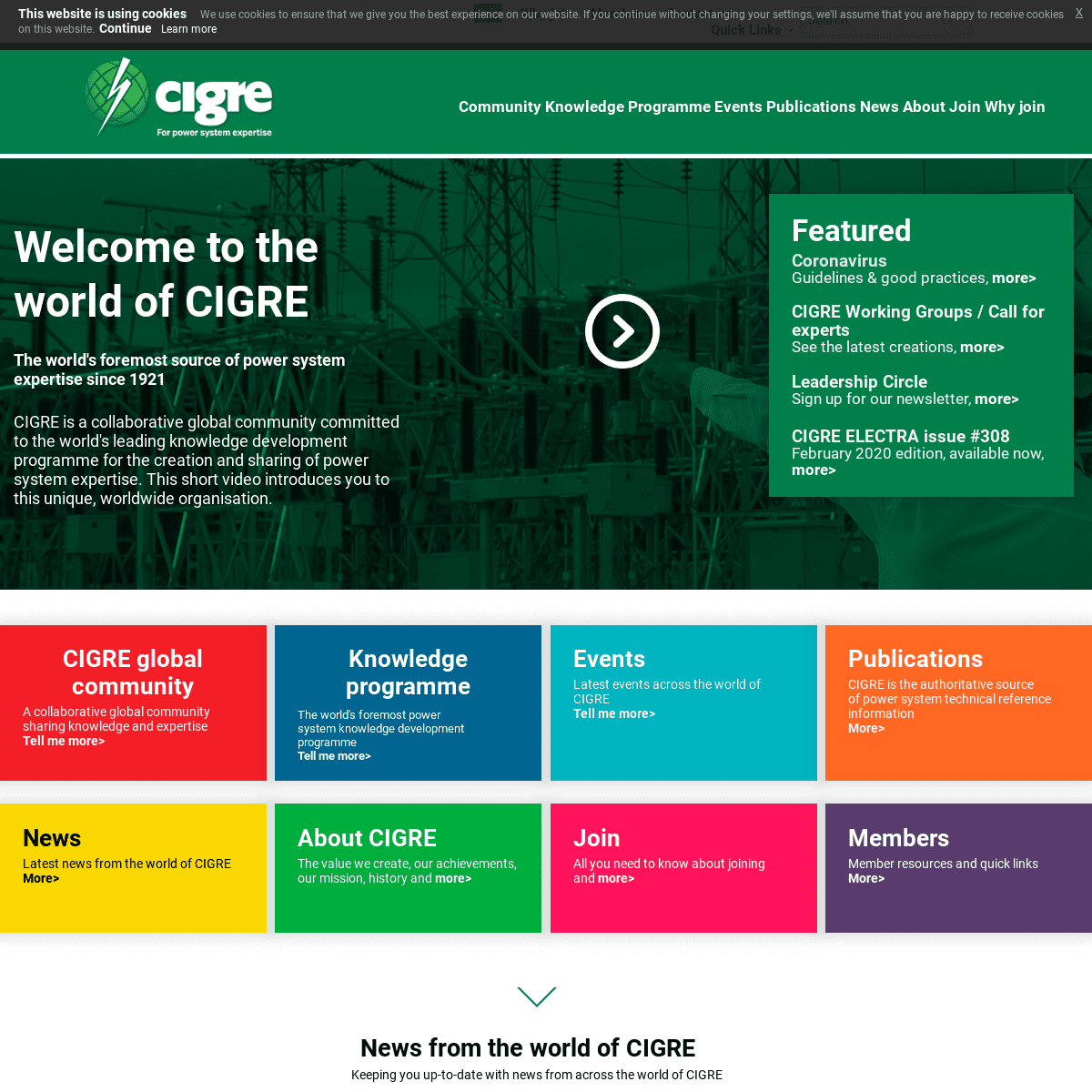 A complete backup of cigre.org