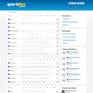 A complete backup of sportsbetform.com.au