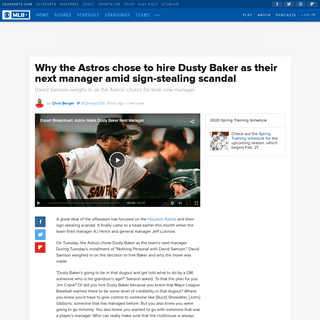 A complete backup of www.cbssports.com/mlb/news/why-the-astros-chose-to-hire-dusty-baker-as-their-next-manager-amid-sign-stealin