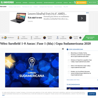 A complete backup of www.eluniverso.com/deportes/2020/02/04/nota/7724175/vivo-velez-vs-aucas-conmebol-copa-sudamericana-2020