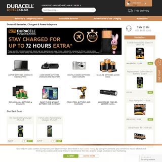 A complete backup of duracelldirect.co.uk