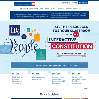 A complete backup of constitutioncenter.org