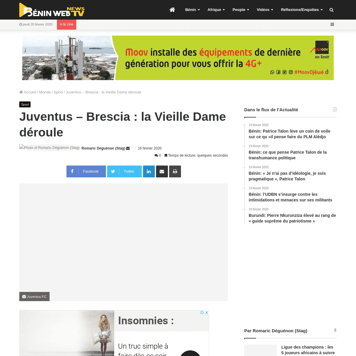A complete backup of beninwebtv.com/2020/02/juventus-brescia-la-vieille-dame-deroule/