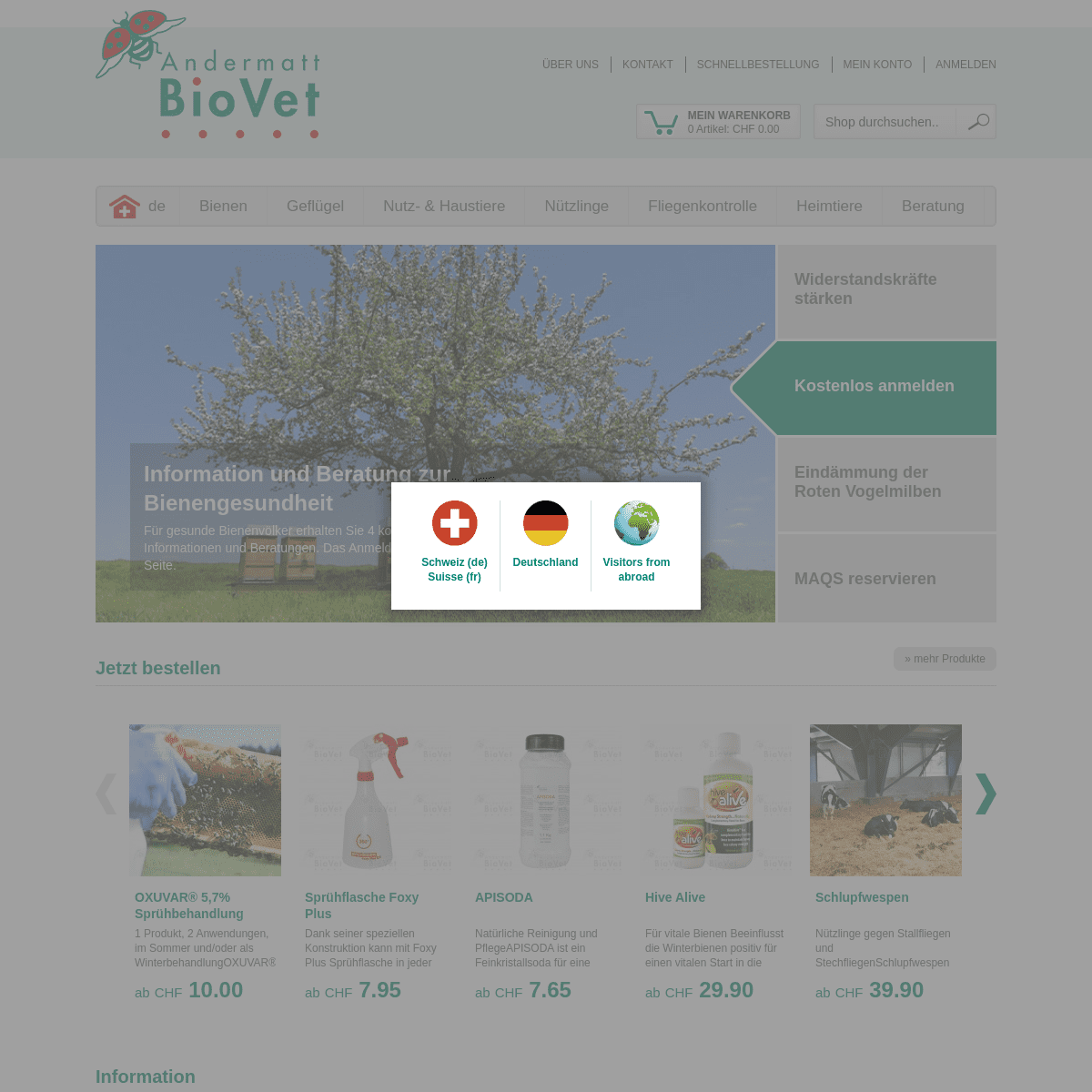 A complete backup of biovet.ch