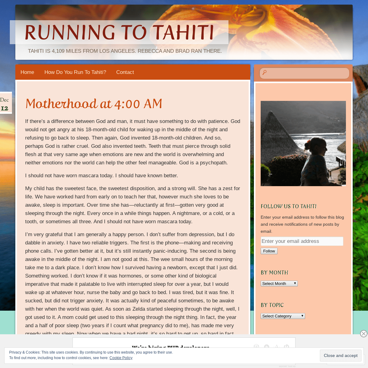 A complete backup of runningtotahiti.com