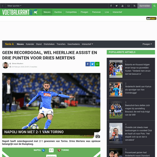A complete backup of www.voetbalkrant.com/nieuws/2020-02-29/napoli-won-met-2-1-van-torino