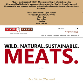 Exotic Meats - All Natural Meats & Game - Fossil Farms - Buy Online â€“ Fossil Farms Web Store