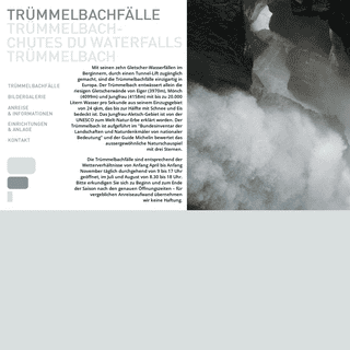 A complete backup of truemmelbachfaelle.ch