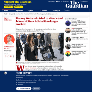 A complete backup of www.theguardian.com/world/2020/feb/24/harvey-weinstein-trial-verdict-victims
