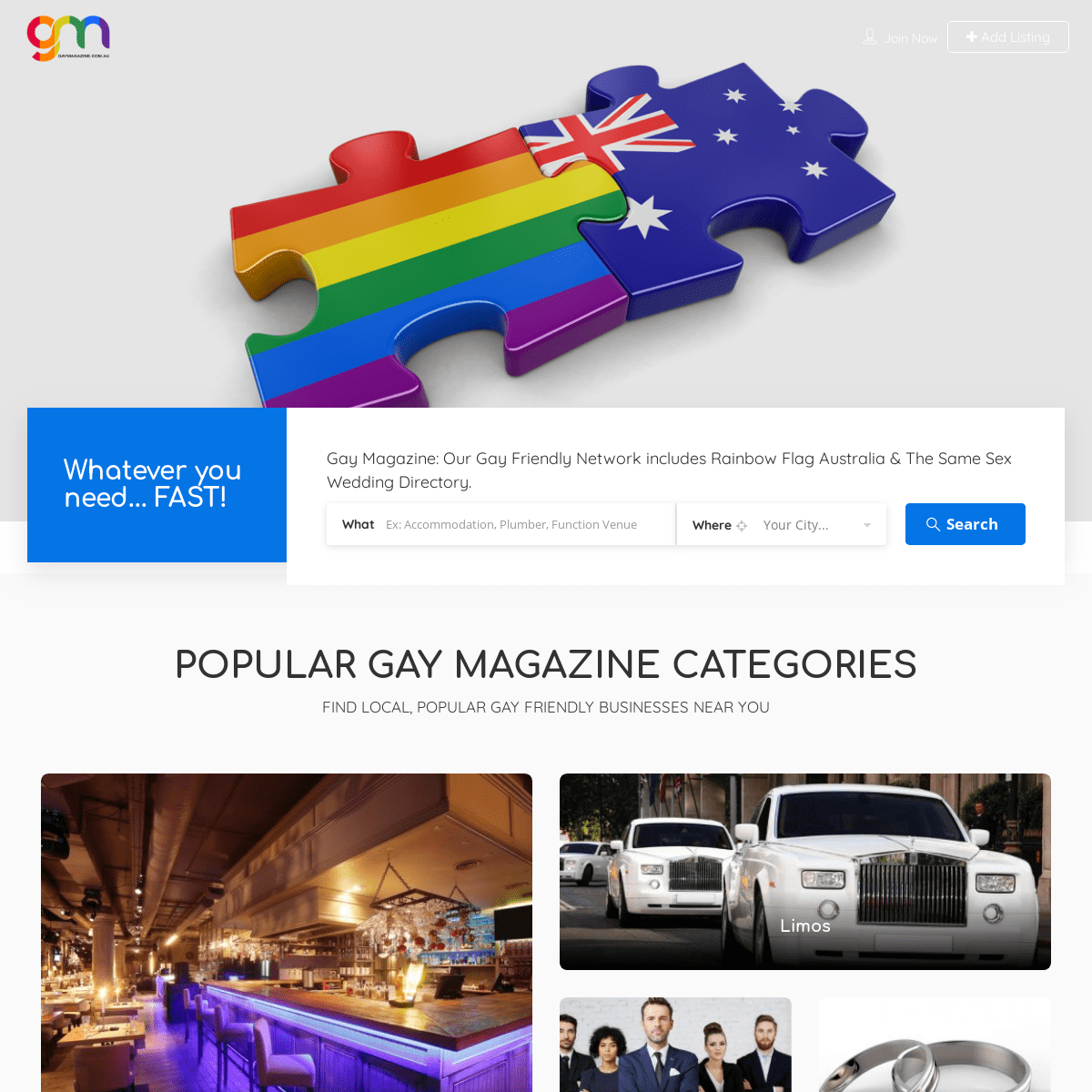 A complete backup of gaymagazine.com.au