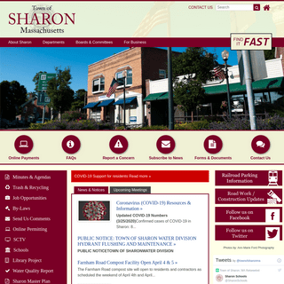 Town of Sharon MA -