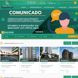 A complete backup of imobiliariasuprema.com.br