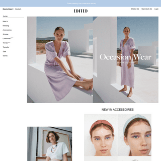 Fashion und Mode bestellen - EDITED Online Shop