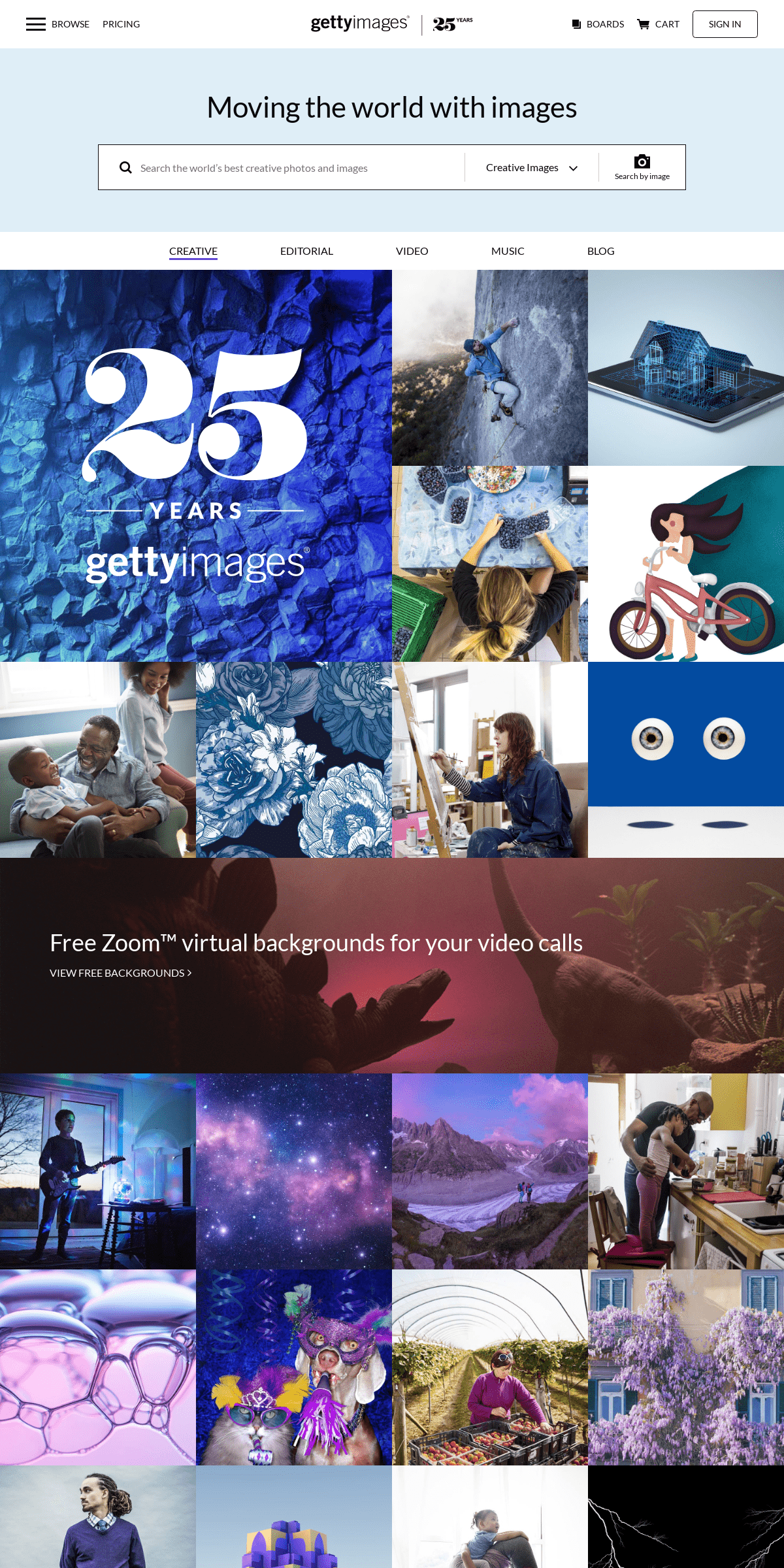A complete backup of gettyimages.com