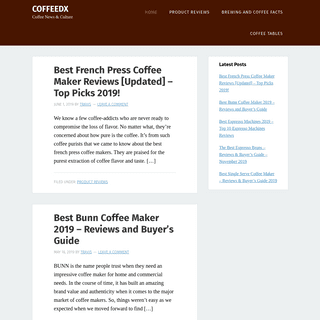 A complete backup of coffeedx.com