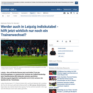 A complete backup of www.come-on.de/sport/fussball/werder-bremen-rb-leipzig-live-ticker-tore-news-startelf-live-bundesliga-flori
