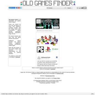 A complete backup of oldgamesfinder.com