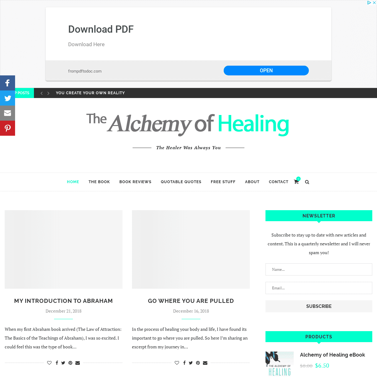 A complete backup of alchemyofhealing.com