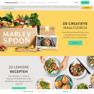De Creatieve Maaltijdboxï½œMarley Spoon Nederland
