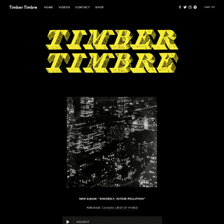 A complete backup of timbertimbre.com