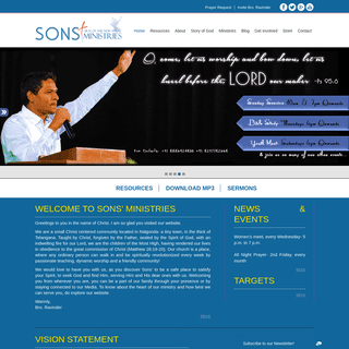 A complete backup of sonsministries.in
