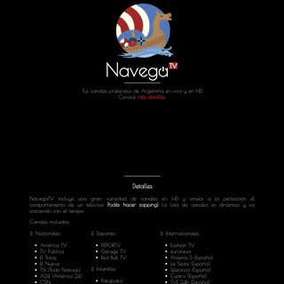 A complete backup of navegatv.com