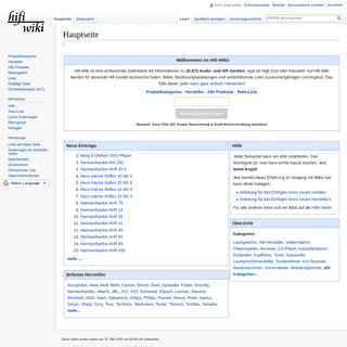 A complete backup of hifi-wiki.de