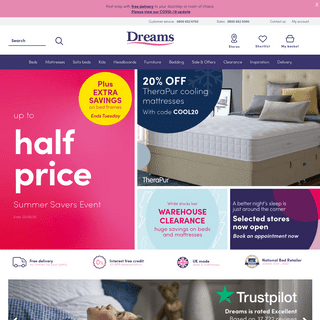 Dreams - Beds from the UK's Leading Bed & Mattress Store