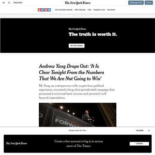 A complete backup of www.nytimes.com/2020/02/11/us/politics/andrew-yang-drops-out.html