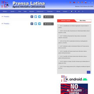 A complete backup of www.prensa-latina.cu/index.php?o=rn&id=339478&SEO=corte-de-luz-afecta-a-parte-de-la-capital-de-chile