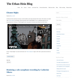 The Ethan Hein Blog - Music, Technology, Evolution