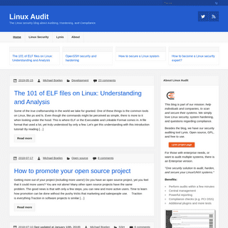 A complete backup of linux-audit.com
