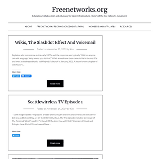A complete backup of freenetworks.org