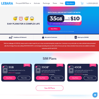 A complete backup of lebara.com.au