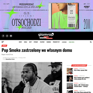 Pop Smoke zastrzelony we wÅ‚asnym domu - GlamRap.pl