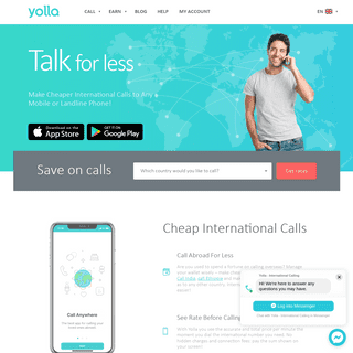 Cheap International Calls with Yolla Calling App
