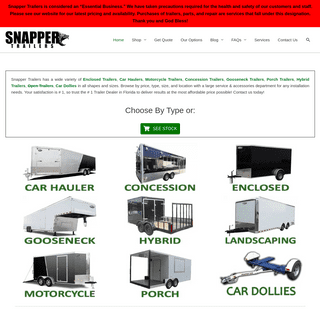 A complete backup of snappertrailers.com