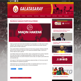 A complete backup of www.galatasaray.org/haber/futbol/derbinin-hakemi-halil-umut-meler/46303